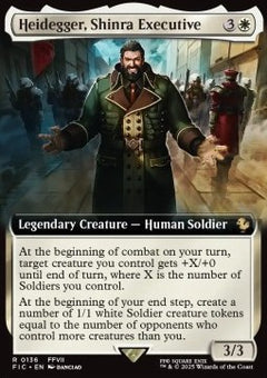Heidegger, Shinra Executive⁣ - Commander: Magic: The Gathering - FINAL FANTASY: Extras⁣ (Rare)⁣ [136]