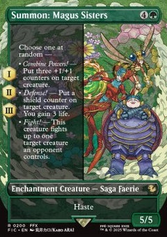 Summon: Magus Sisters⁣ - Commander: Magic: The Gathering - FINAL FANTASY: Extras⁣ (Rare)⁣ [200]