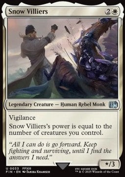 Snow Villiers⁣ - Magic: The Gathering - FINAL FANTASY⁣ (Uncommon)⁣ [33]