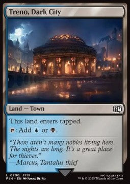 Treno, Dark City⁣ - Magic: The Gathering - FINAL FANTASY⁣ (Land)⁣ [290]