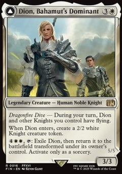 Dion, Bahamut's Dominant // Bahamut, Warden of Light⁣ - Magic: The Gathering - FINAL FANTASY⁣ (Rare)⁣ [16]