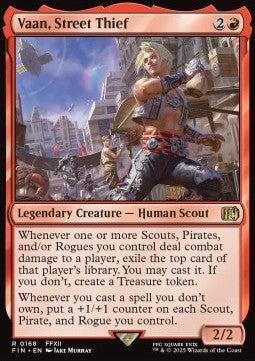 Vaan, Street Thief⁣ - Magic: The Gathering - FINAL FANTASY⁣ (Rare)⁣ [168]