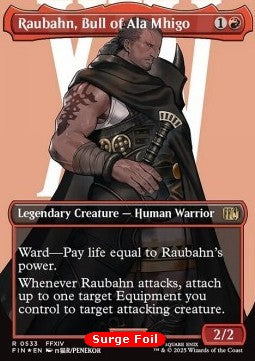 Raubahn, Bull of Ala Mhigo (V.3)⁣ - Magic: The Gathering - FINAL FANTASY: Extras⁣ (Rare)⁣ [533]