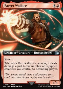 Barret Wallace (V.1)⁣ - Magic: The Gathering - FINAL FANTASY: Extras⁣ (Uncommon)⁣ [457]