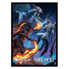 Magic: The Gathering - FINAL FANTASY: "Bahamut and Ifrit" Sleeves - Magic: The Gathering - FINAL FANTASY