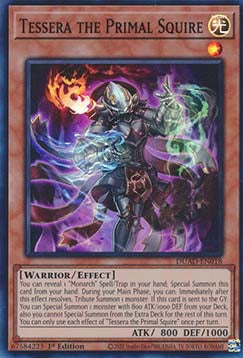 Tessera the Primal Squire⁣ - Duelist’s Advance⁣ (Super Rare)⁣ [018]