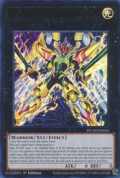 Number F0: Utopic Future Zexal (V.1 - Ultra Rare)⁣ - Duelist’s Advance⁣ (Ultra Rare)⁣ [042]