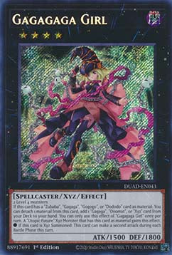 Gagagaga Girl (V.1 - Secret Rare)⁣ - Duelist’s Advance⁣ (Secret Rare)⁣ [043]