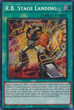 R.B. Stage Landing (V.1 - Secret Rare)⁣ - Duelist’s Advance⁣ (Secret Rare)⁣ [096]