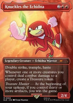 Knuckles the Echidna⁣ - Secret Lair Drop Series: The Sonic Superdrop⁣ (Mythic)⁣ [2082]