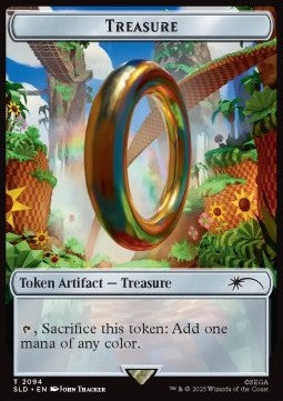 Treasure Token - Secret Lair Drop Series: The Sonic Superdrop (Token) [2094]