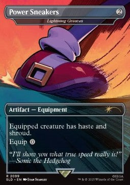 Lightning Greaves (V.1) - Secret Lair Drop Series: The Sonic Superdrop (Rare) [2099]