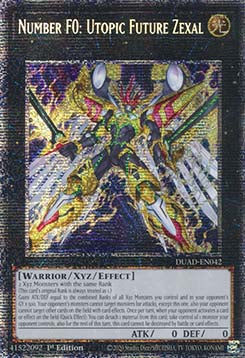 Number F0: Utopic Future Zexal (V.2 - Starlight Rare)⁣ - Duelist’s Advance⁣ (Starlight Rare)⁣ [042]