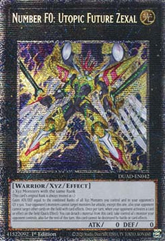 Number F0: Utopic Future Zexal (V.2 - Starlight Rare)⁣ - Duelist’s Advance⁣ (Starlight Rare)⁣ [042]