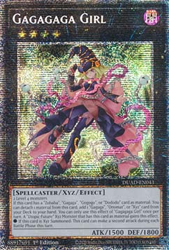 Gagagaga Girl (V.2 - Starlight Rare)⁣ - Duelist’s Advance⁣ (Starlight Rare)⁣ [043]