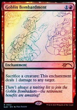 Goblin Bombardment (V.2)⁣ - Secret Lair Drop Series⁣ (Rare)⁣ [7022]