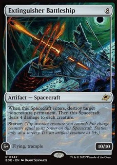 Extinguisher Battleship⁣ - Edge of Eternities⁣ (Rare)⁣ [242]