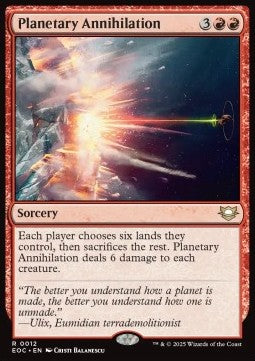 Planetary Annihilation⁣ - Commander: Edge of Eternities⁣ (Rare)⁣ [12]