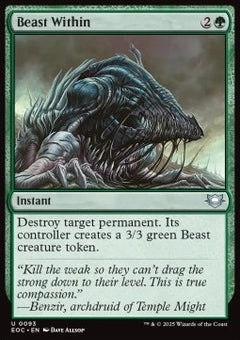 Beast Within⁣ - Commander: Edge of Eternities⁣ (Uncommon)⁣ [93]