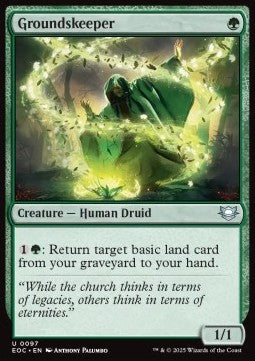Groundskeeper⁣ - Commander: Edge of Eternities⁣ (Uncommon)⁣ [97]
