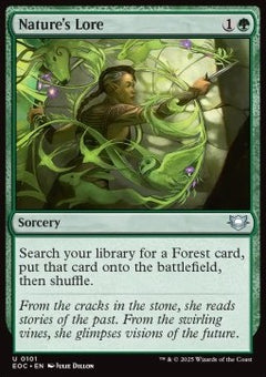 Nature's Lore⁣ - Commander: Edge of Eternities⁣ (Uncommon)⁣ [101]