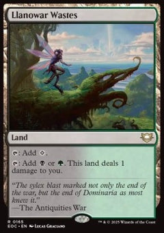 Llanowar Wastes⁣ - Commander: Edge of Eternities⁣ (Rare)⁣ [165]