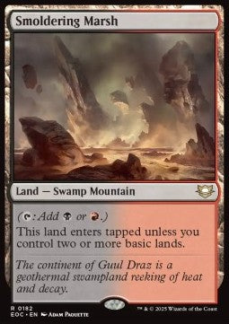 Smoldering Marsh⁣ - Commander: Edge of Eternities⁣ (Rare)⁣ [182]