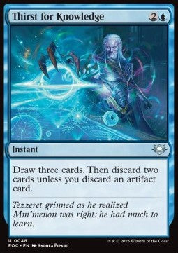 Thirst for Knowledge⁣ - Commander: Edge of Eternities⁣ (Uncommon)⁣ [48]