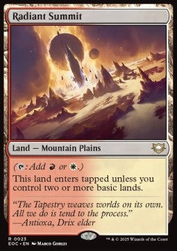 Radiant Summit⁣ - Commander: Edge of Eternities⁣ (Rare)⁣ [23]