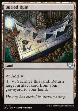 Buried Ruin⁣ - Commander: Edge of Eternities⁣ (Uncommon)⁣ [150]