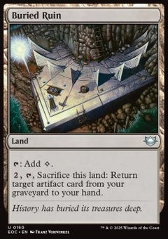 Buried Ruin⁣ - Commander: Edge of Eternities⁣ (Uncommon)⁣ [150]