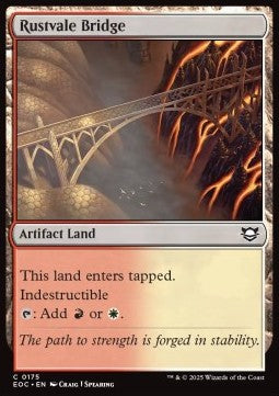 Rustvale Bridge⁣ - Commander: Edge of Eternities⁣ (Common)⁣ [175]
