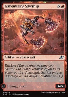 Galvanizing Sawship⁣ - Edge of Eternities⁣ (Uncommon)⁣ [136]