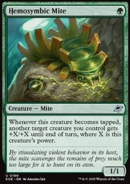 Hemosymbic Mite⁣ - Edge of Eternities⁣ (Uncommon)⁣ [190]