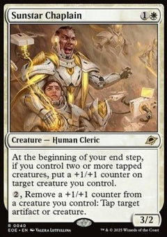Sunstar Chaplain⁣ - Edge of Eternities⁣ (Rare)⁣ [40]