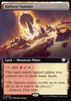 Radiant Summit⁣ - Commander: Edge of Eternities: Extras⁣ (Rare)⁣ [43]