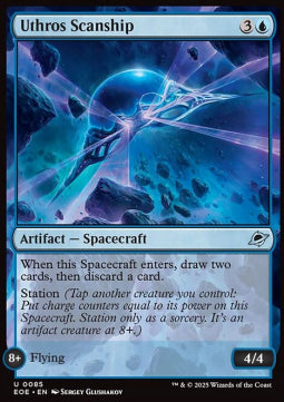Uthros Scanship⁣ - Edge of Eternities⁣ (Uncommon)⁣ [85]