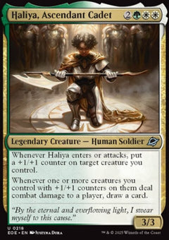 Haliya, Ascendant Cadet⁣ - Edge of Eternities⁣ (Uncommon)⁣ [218]