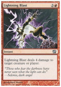 Lightning Blast⁣ - Eighth Edition⁣ (Uncommon)⁣ [200]