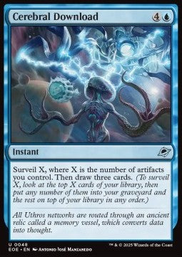 Cerebral Download⁣ - Edge of Eternities⁣ (Uncommon)⁣ [48]