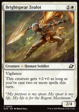 Brightspear Zealot⁣ - Edge of Eternities⁣ (Common)⁣ [8]