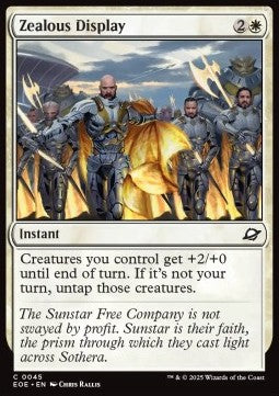Zealous Display⁣ - Edge of Eternities⁣ (Common)⁣ [45]