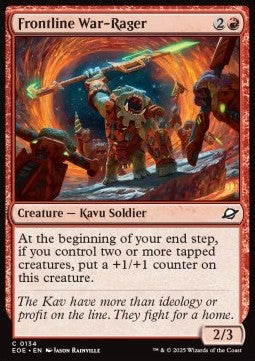 Frontline War-Rager⁣ - Edge of Eternities⁣ (Common)⁣ [134]