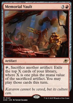 Memorial Vault⁣ - Edge of Eternities⁣ (Rare)⁣ [145]