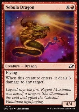 Nebula Dragon⁣ - Edge of Eternities⁣ (Common)⁣ [147]