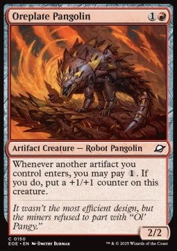 Oreplate Pangolin⁣ - Edge of Eternities⁣ (Common)⁣ [150]