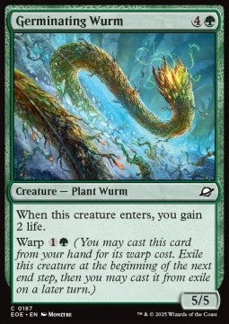 Germinating Wurm⁣ - Edge of Eternities⁣ (Common)⁣ [187]