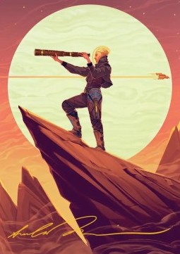 Art Series: Sami, Wildcat Captain (V.2) - Edge of Eternities: Extras (Tip Card) [XEOE-A37]