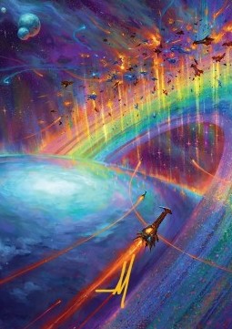 Art Series: Cascading Cataracts (V.2) - Edge of Eternities: Extras (Tip Card) [XEOE-A43]