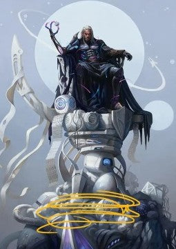 Art Series: Tezzeret, Cruel Captain (V.4) - Edge of Eternities: Extras (Tip Card) [XEOE-A35]